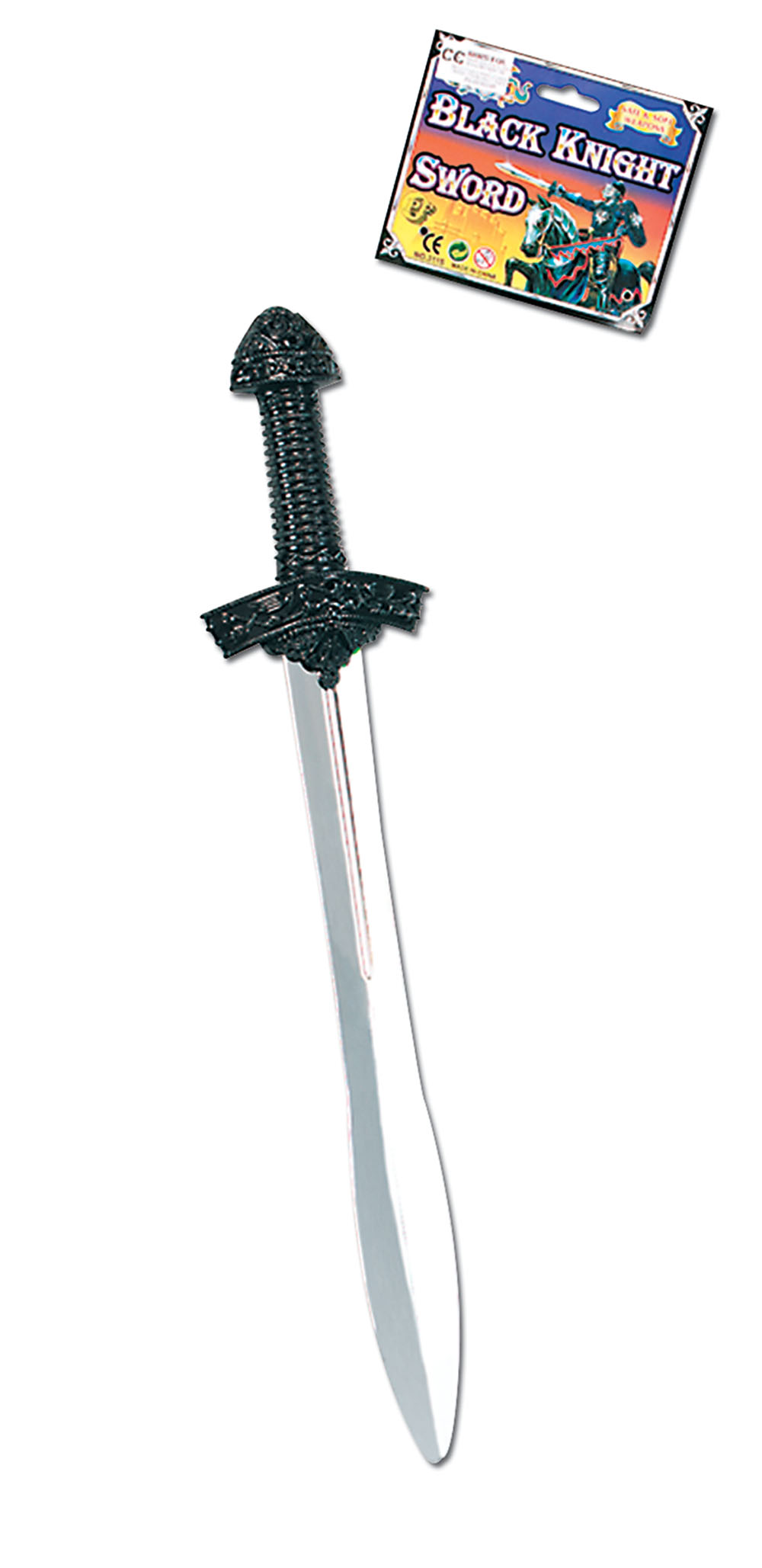 Black Knight Sword. Silver blade
