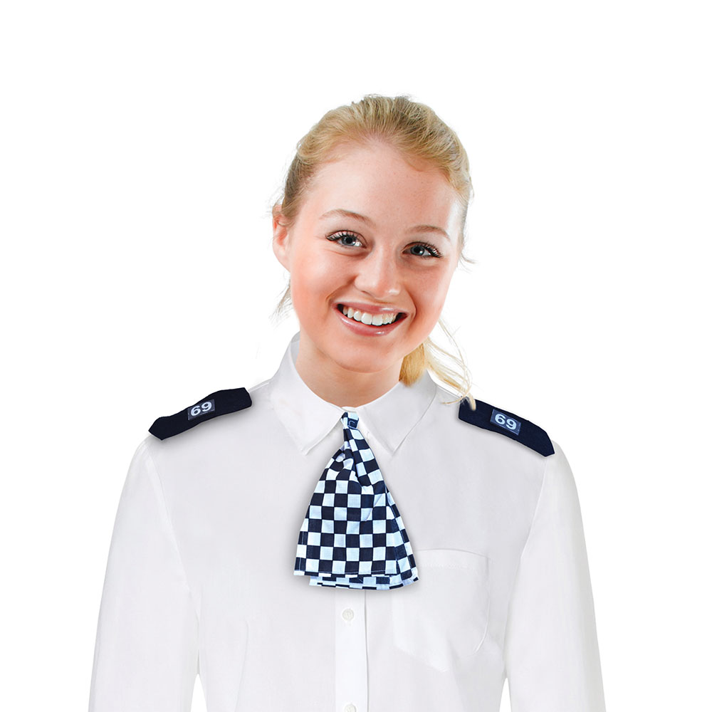 WPC Scarf + Epaulettes, Black and White
