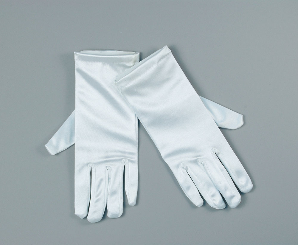 Gloves. Satin 9" White ?