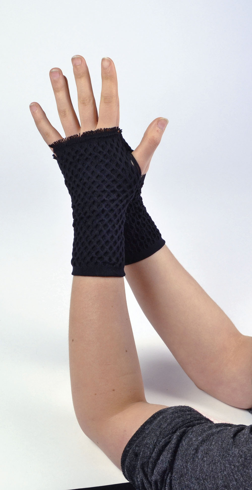 Fishnet Gloves Black Double Layered**SALE**
