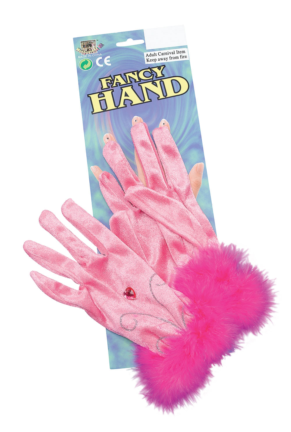 Pink Short Gloves & Marabou **SALE**