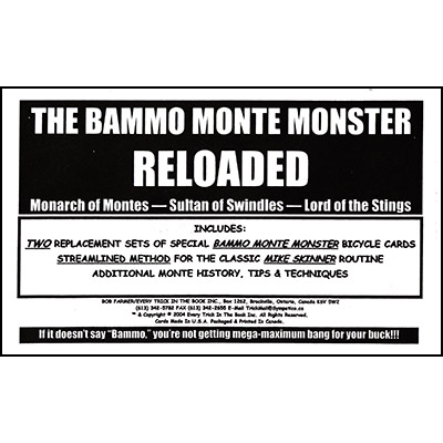 Bammo Monte Monster Reloaded by Bob Farmer - Trick