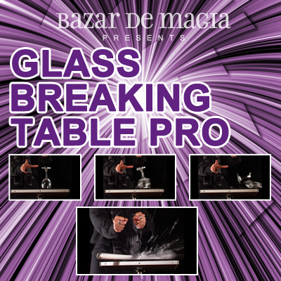 Glass Breaking Table Pro (Table and DVD) by Bazar de Magia -Tric