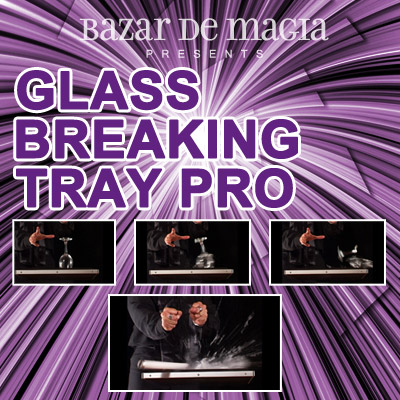 Glass Breaking Tray Pro (Tray and DVD) by Bazar de Magia - Trick