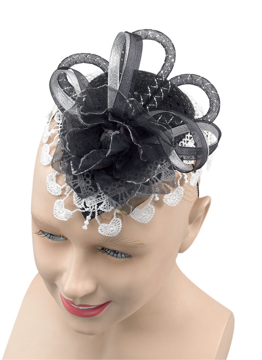 Teardrop Hat. Black Rose *** SALE ***