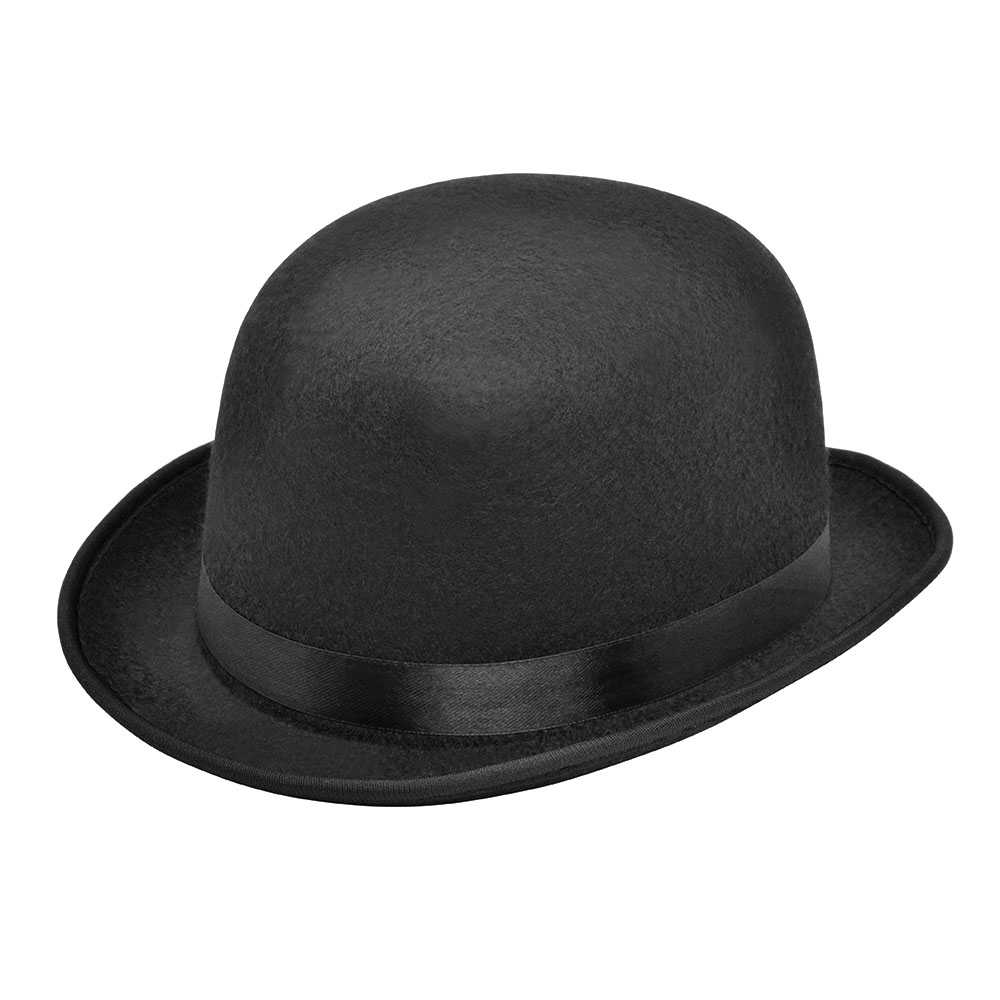 Bowler - Black Helt Hat. Small