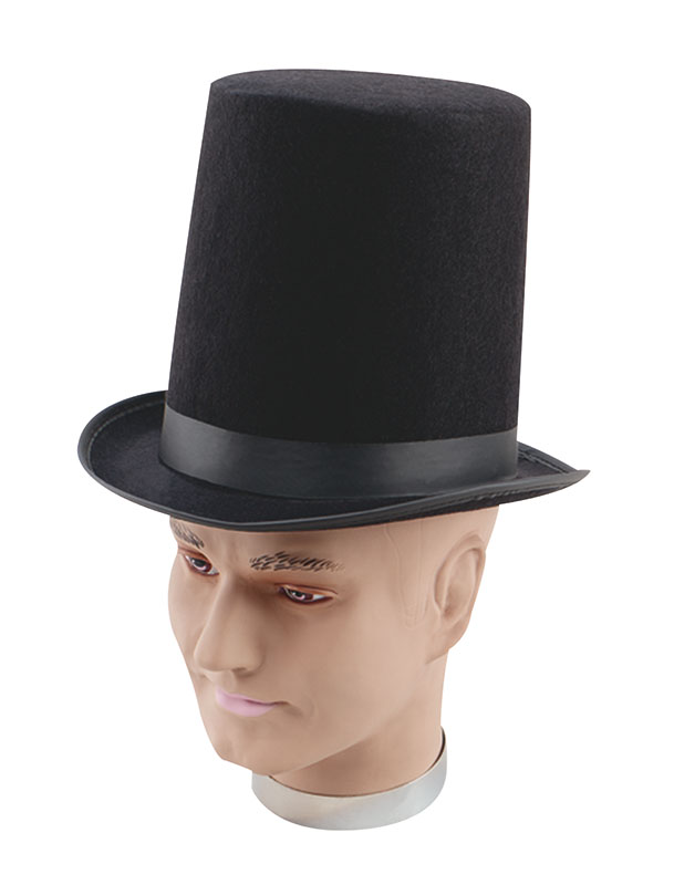 Stovepipe Top Hat.Black