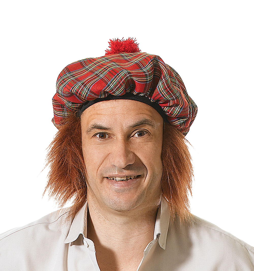 Scots Tartan Hat/Ginger Hair