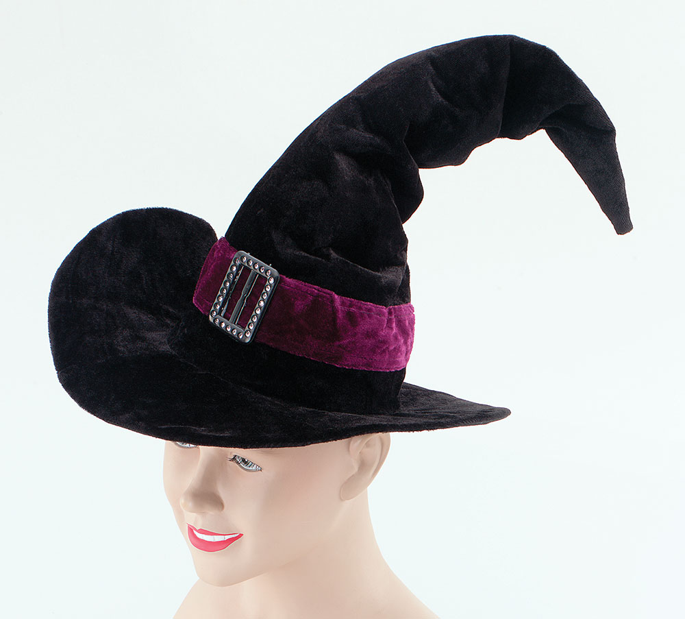 Witch Hat Velvet With Belt & Buckle