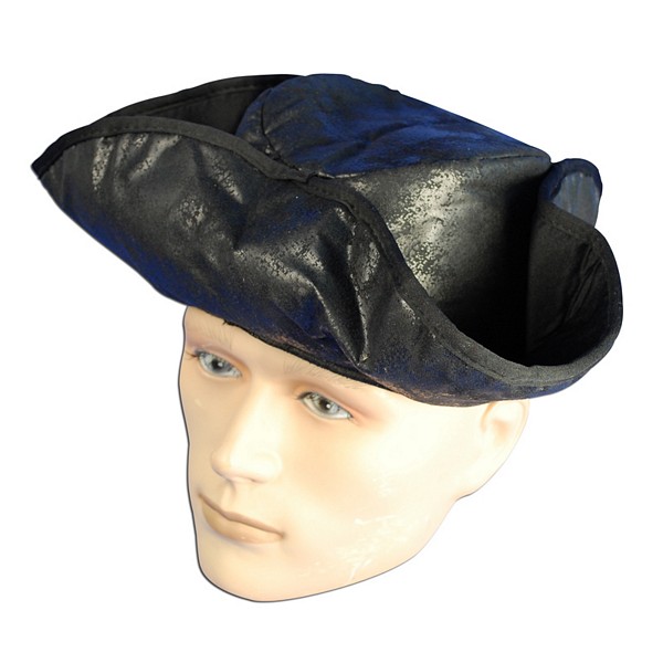 Pirate Hat. Distressed Black