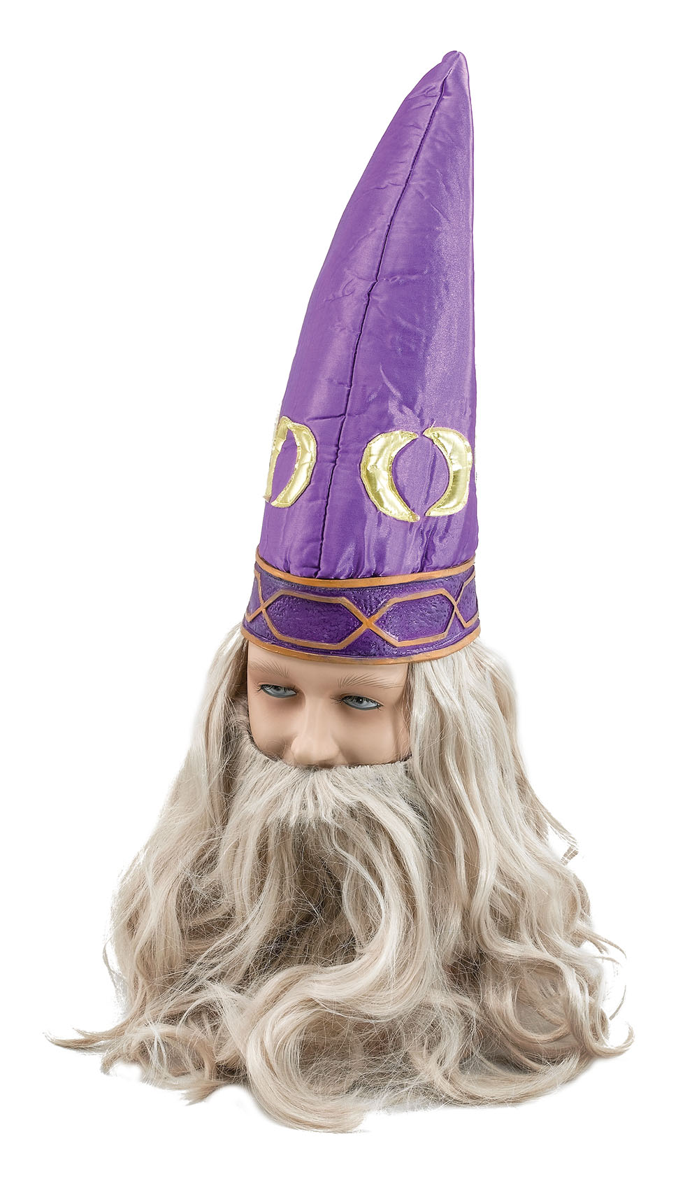 Purple Wizard Hat & Beard