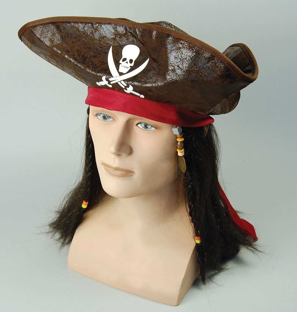 Pirate Caribbean Hat + Hair