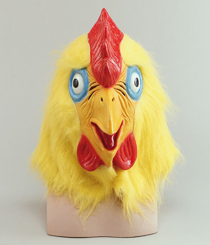Chicken Mask. Full Overhead