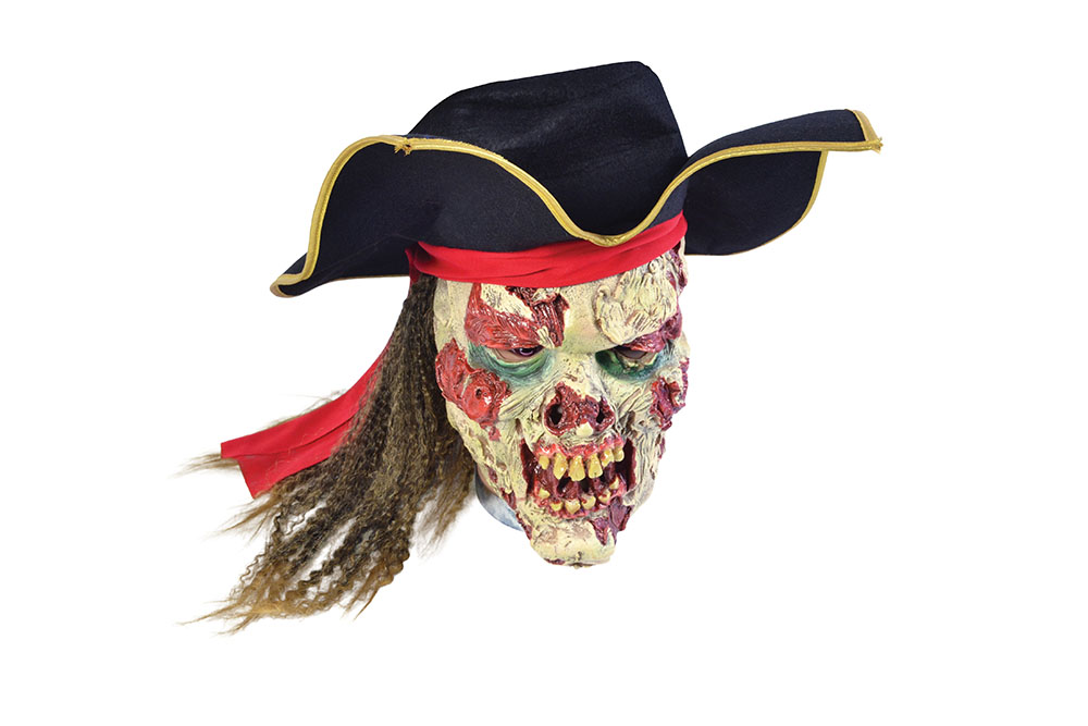 Zombie Pirate Skull