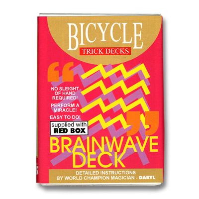 Brainwave Deck Bicycle (Red Case) - Trick
