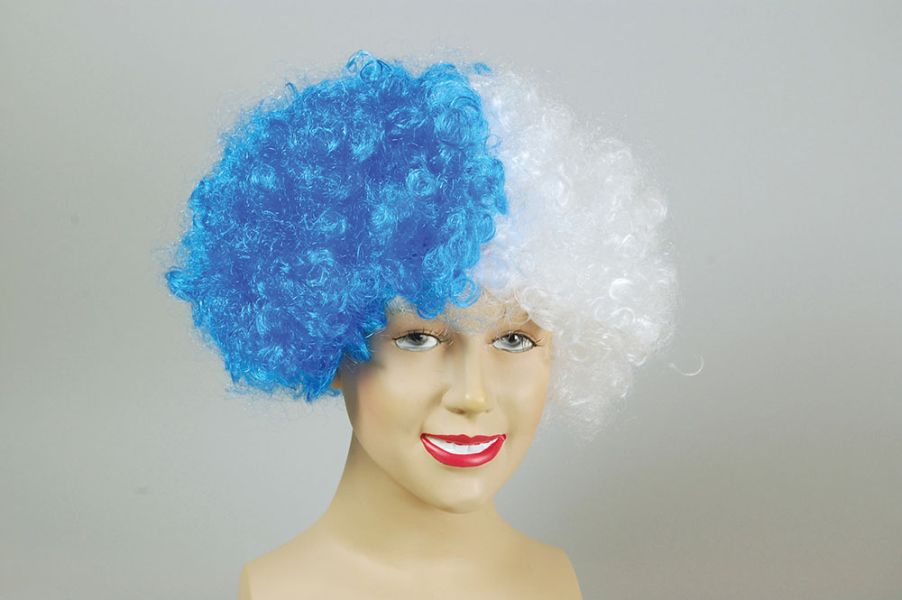 Pop Wig. Blue/White *** SALE ***