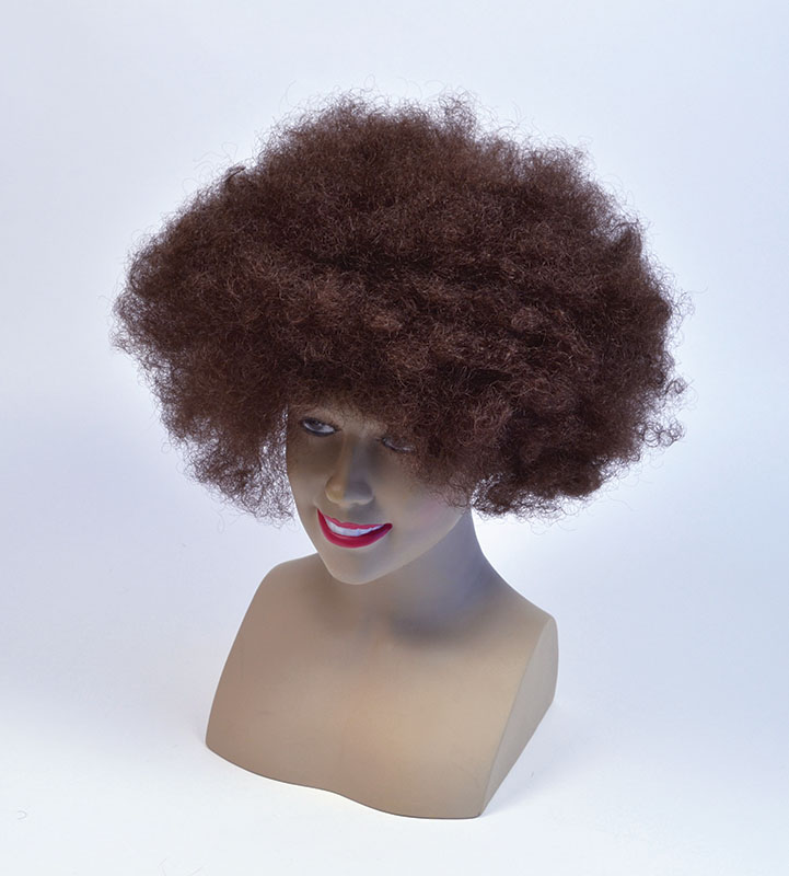 Afro 70's Style Wig. Brown