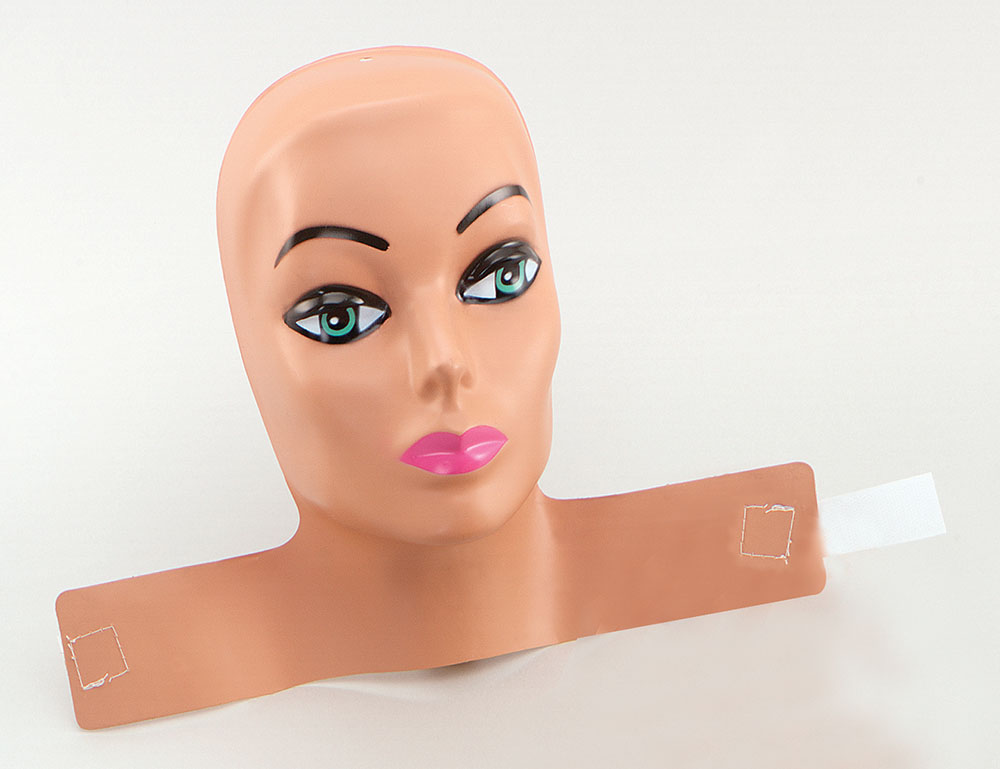 Wig Stand Face Cover. Female