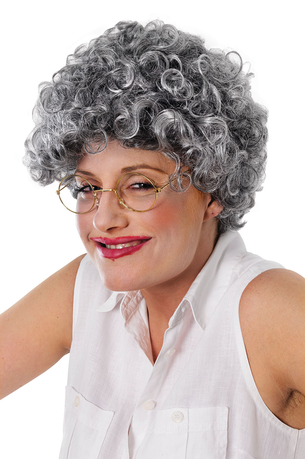 Old Lady. Curly - Click Image to Close