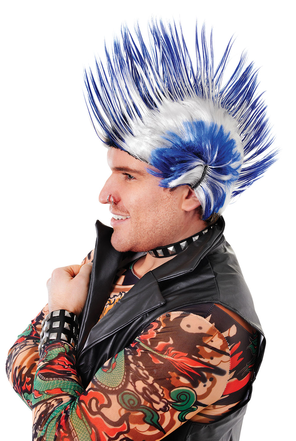 Mohican. Blue/White