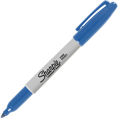 SHARPIE MARKER BLUE