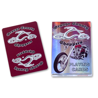 Orange County Choppers Playing Cards (Red) by US Playing Card C