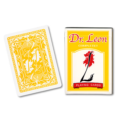 Cards Dr. Leon Deck (Yellow) by Hiro Sakai - Trick Cards Dr. Leon Deck (Yellow) by Hiro Sakai - Trick