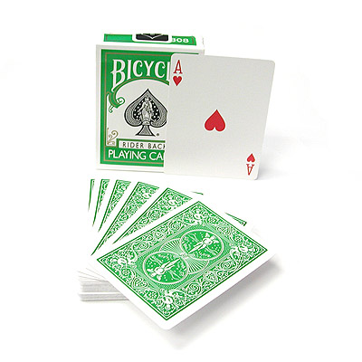 Cards Bicycle Green Back USPCC