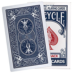 Big Bicycle Cards (Jumbo Bicycle Cards, Blue)