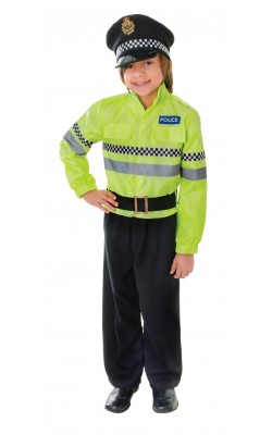 Policeman(Jacket,Trousers Belt,Hat,Cuffs)(S)