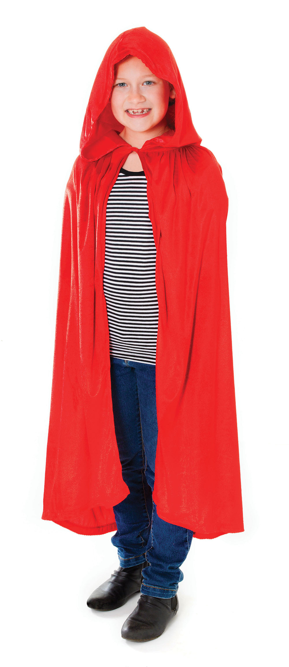 Velvet Red Hooded Cloak