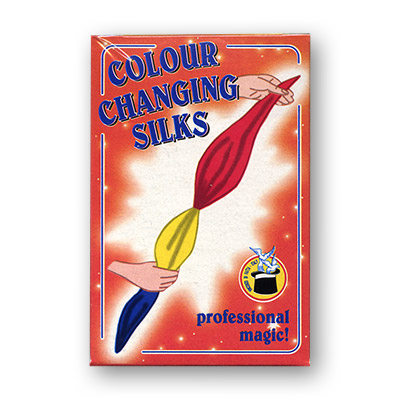 Color Changing Silks 4 color silks 12" (red/yellow box) by di Fa
