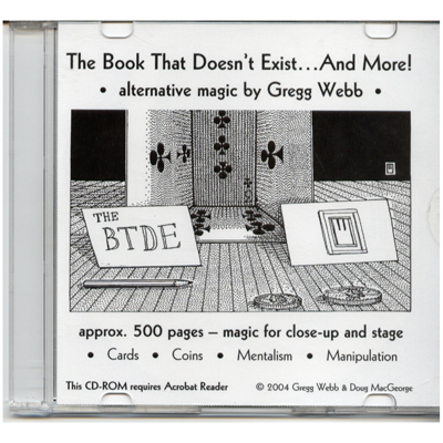 Book That Doesn't Exist (CD) by Gregg Webb & Doug MacGeorge - Bo