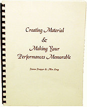 Creating Material & Making Your Perfomances Memorable - Book