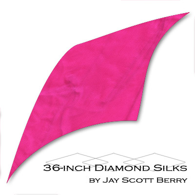 36" Diamond Silk, 100% Silk (PINK) by Jay Scott Berry - Tricks