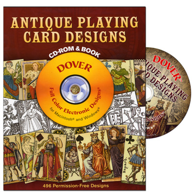 Antique Playing Card Designs by Dover Publications - Book