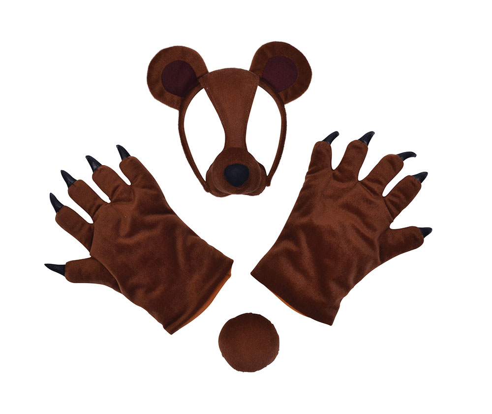 Bear Set (Mask, Tail + Paws)
