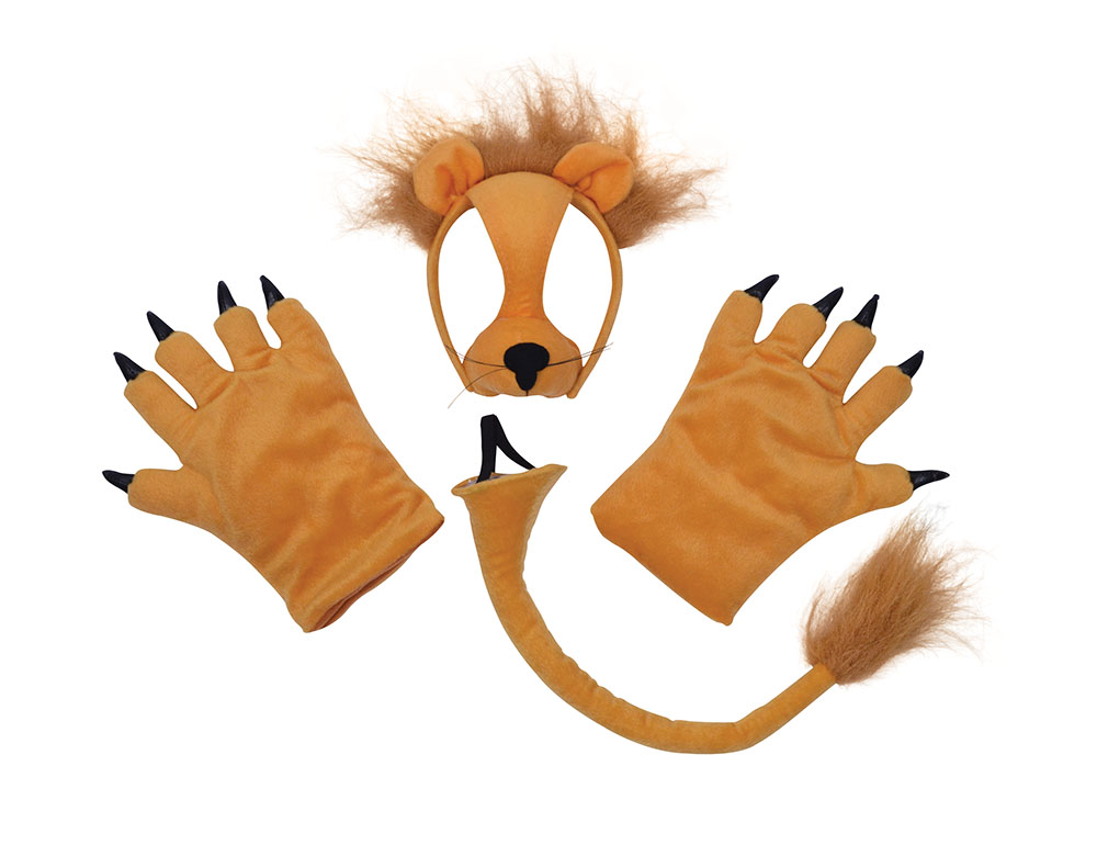 Lion Set (Mask, Tail + Paws)