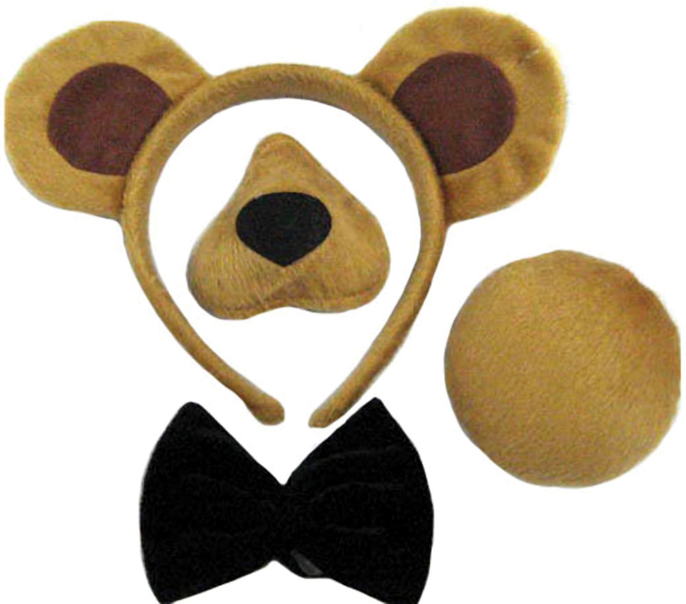 Bear Set (Ears, Nose, Tail + Bow Tie