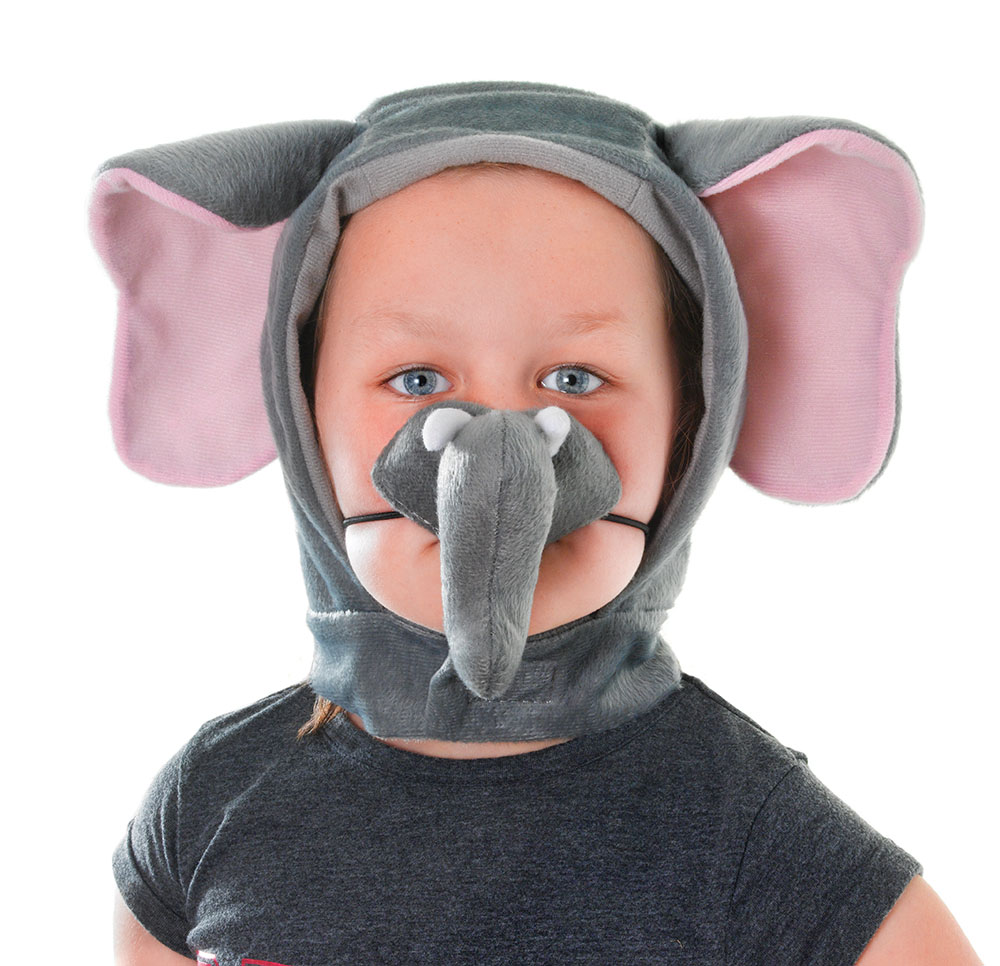 Elephant Disguise Set (Hood + Nose)