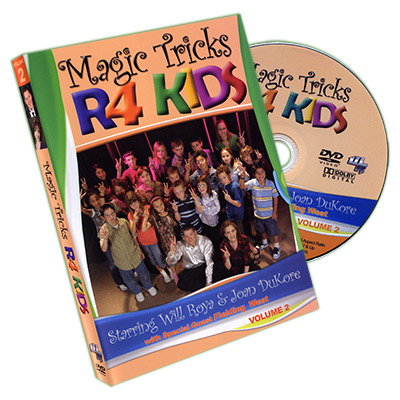 Magic Tricks R 4 Kids Volume 2 by Will Roya & Joan DuKore - DVD
