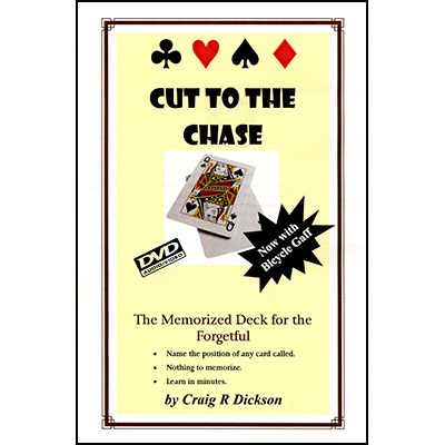 Cut to the Chase by Craig R. Dickson - DVD