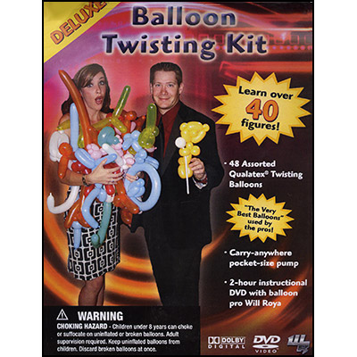 Deluxe Balloon Twisting Kit (w/DVD) by Will Roya - DVD Deluxe Balloon Twisting Kit (w/DVD) by Will Roya - DVD
