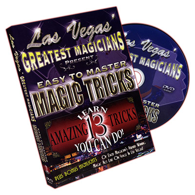 Easy to Master Magic Tricks by Las Vegas Greatest Magicians - DV