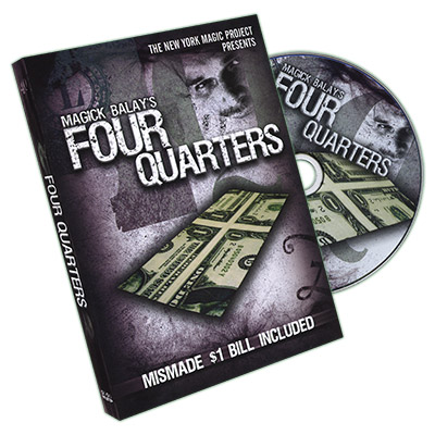 Four Quarters (With Mismade US Dollar) by Magick Balay - DVD