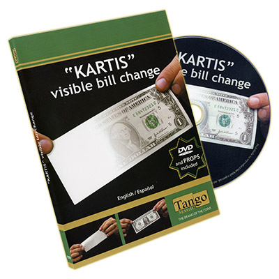 The Kartis Visible Bill Change ( V0006 ) (DVD and Gimmick) by Ta