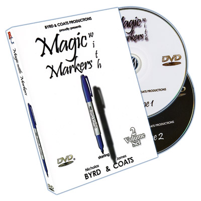 Magic With Markers (2 DVD Set) by James Coats and Nicholas Byrd