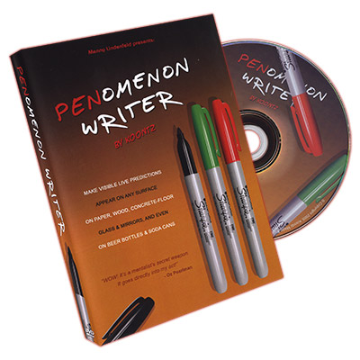 PENomenon Writer (Green, Gimmick and DVD) by Menny Lindenfeld a