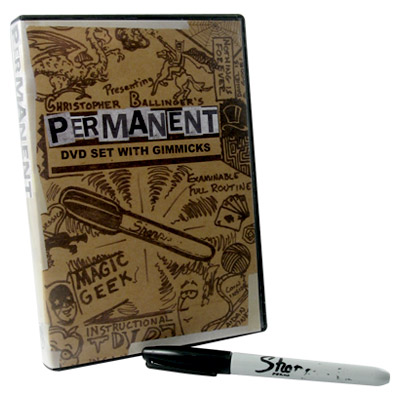 Permanent (Gimmicks and DVD) by Chris Ballinger and Magic Geek -