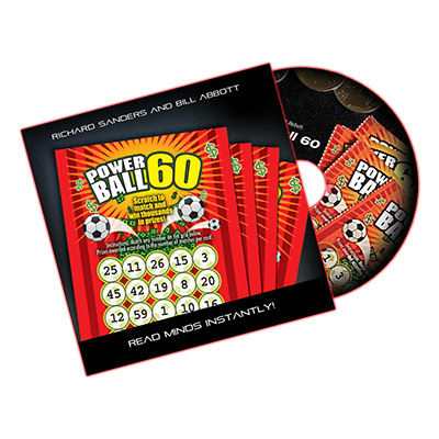 Powerball 60 (DVD, Gimmick, UK Lotto) by Richard Sanders and Bil